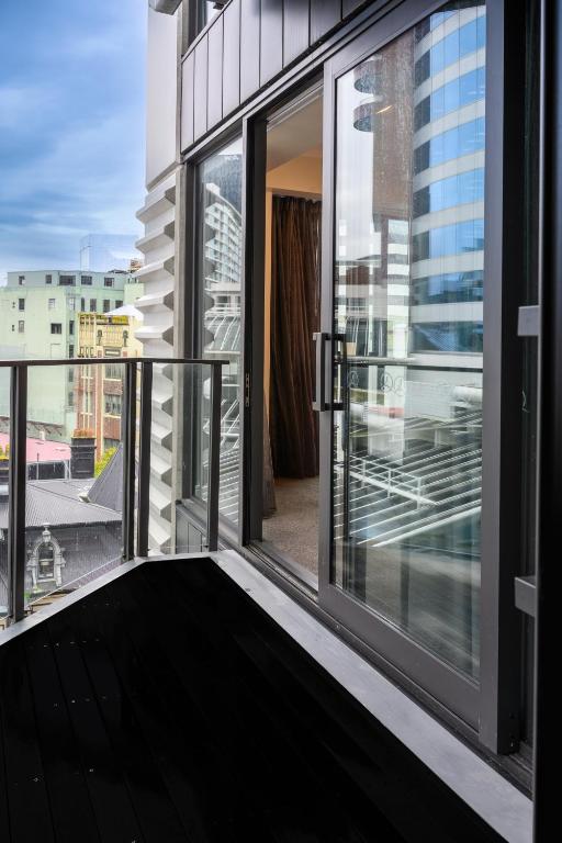 Balkón nebo terasa v ubytování Boulcott Suites