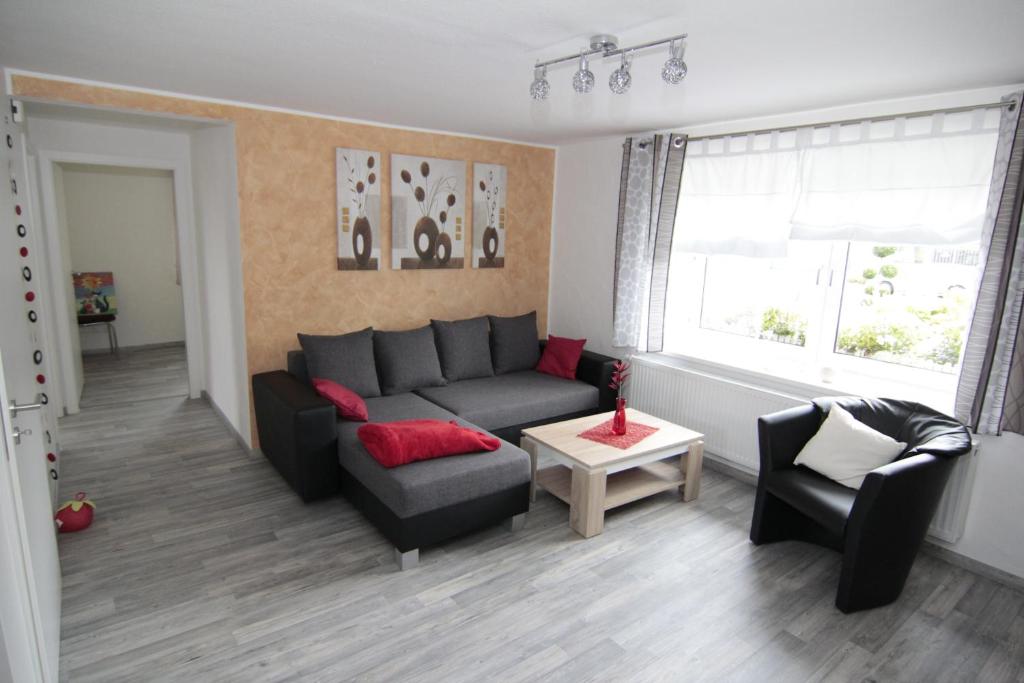 Posezení v ubytování Ferienwohnung Margot