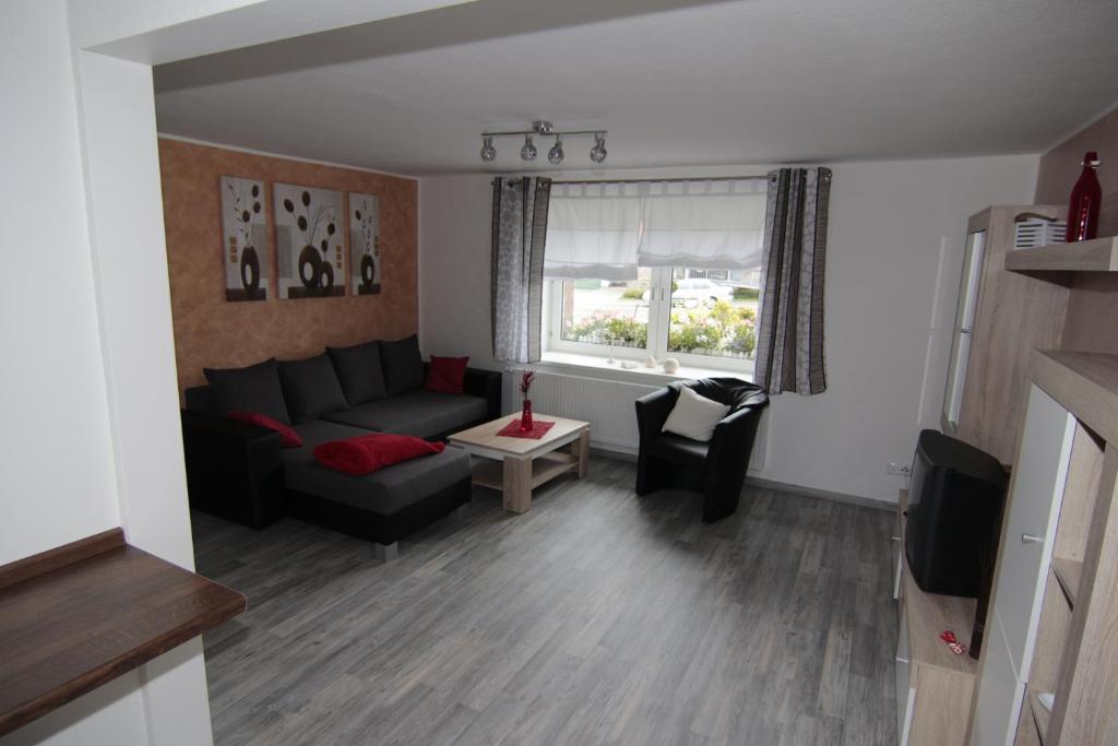 Posezení v ubytování Ferienwohnung Margot