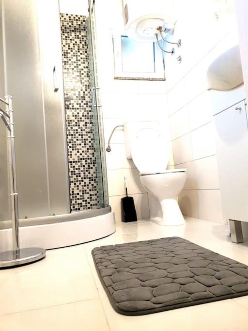 Koupelna v ubytování Studio apartman Barbeta