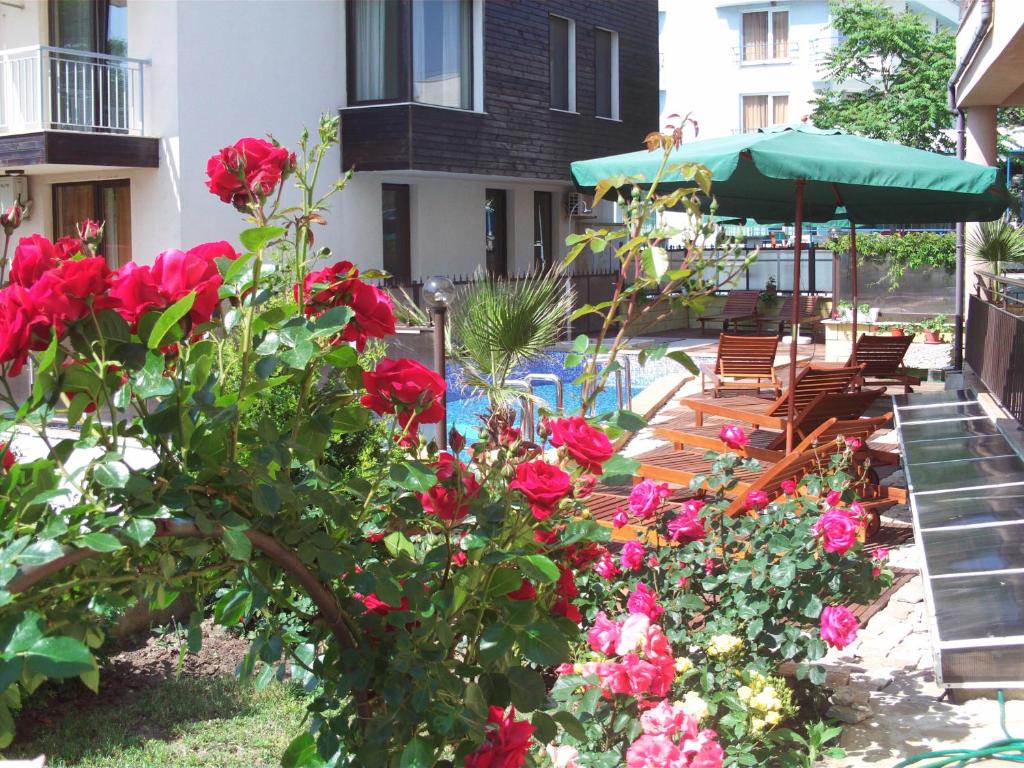 Zahrada ubytování Kandrovi Sozopol