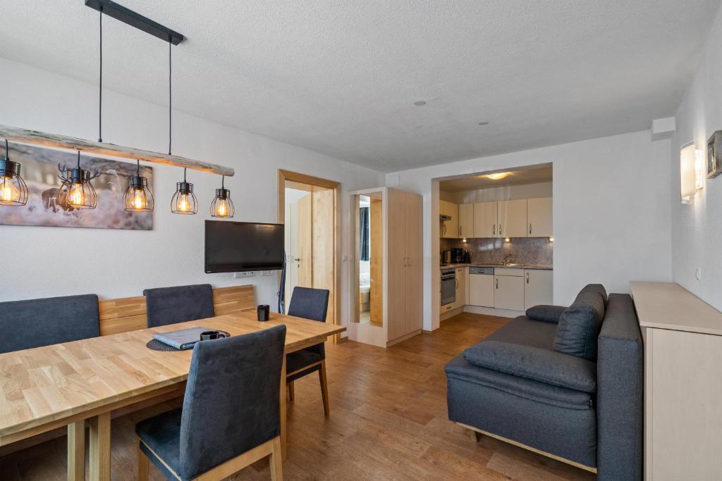 Kuchyň nebo kuchyňský kout v ubytování Haus Aventurin