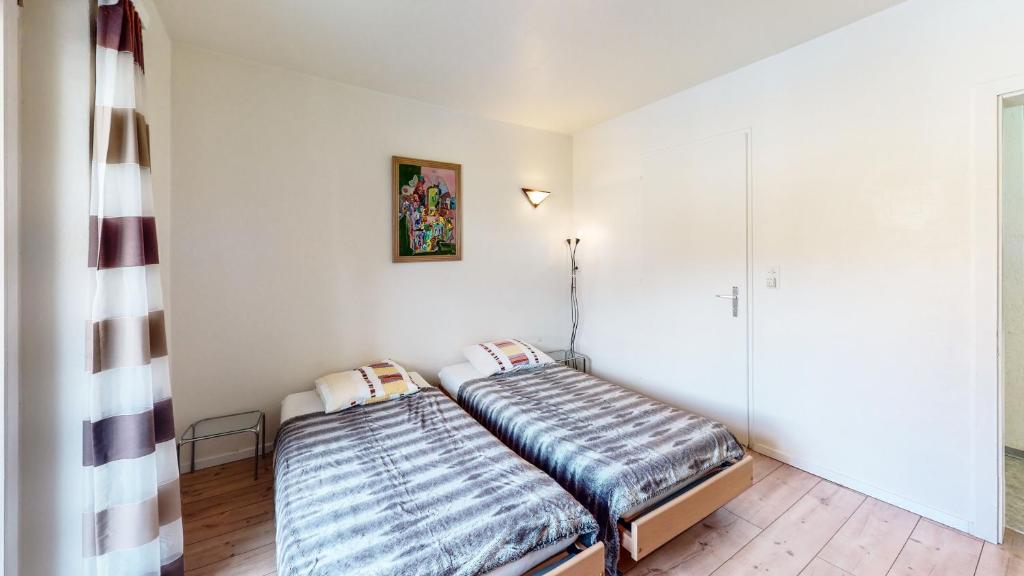 Postel nebo postele na pokoji v ubytování Matterhof