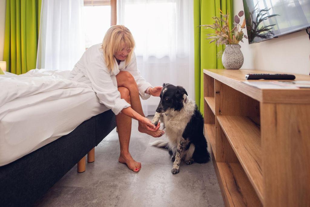 Domácí mazlíčci ubytovaní s hosty v ubytování Apartmány Engadin