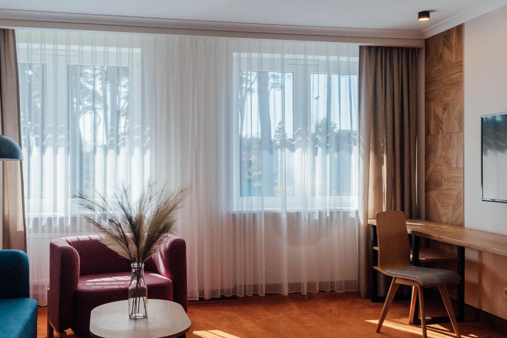 Posezení v ubytování FOREST Family Resort Ustka