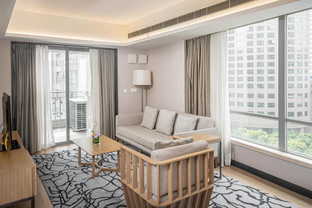 Posezení v ubytování Riverdale Residence Xintiandi Shanghai