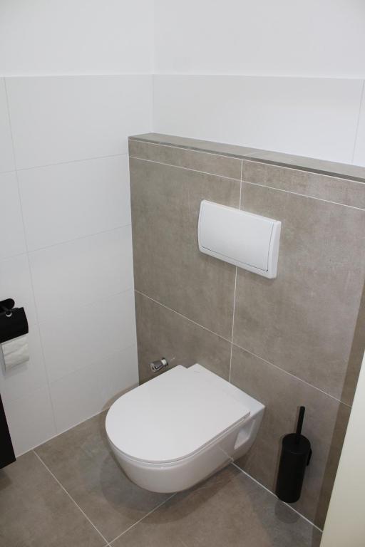 Kúpeľňa v ubytovaní Wohnung am Traunsee