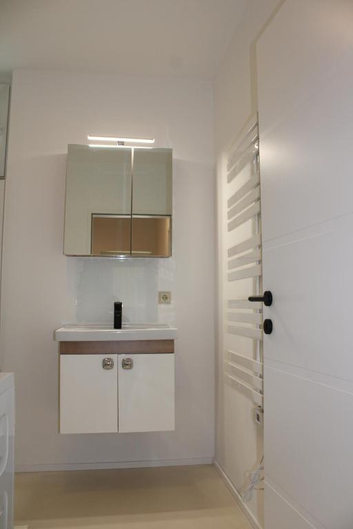 Kúpeľňa v ubytovaní Wohnung am Traunsee
