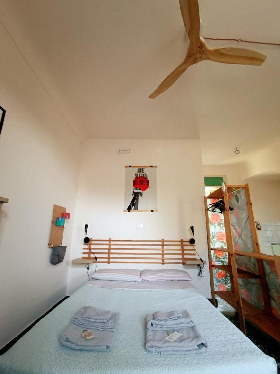 Postel nebo postele na pokoji v ubytování B&B La Ciammaruca
