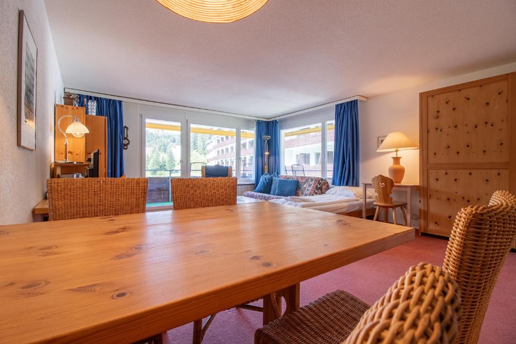 Posezení v ubytování Rothornblick 52 by Arosa Vacations