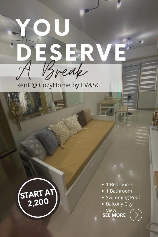 Fotografie z fotogalerie ubytování Cozyhome by LV & SG - S residences MOA PASAY unit condo v destinaci Manila