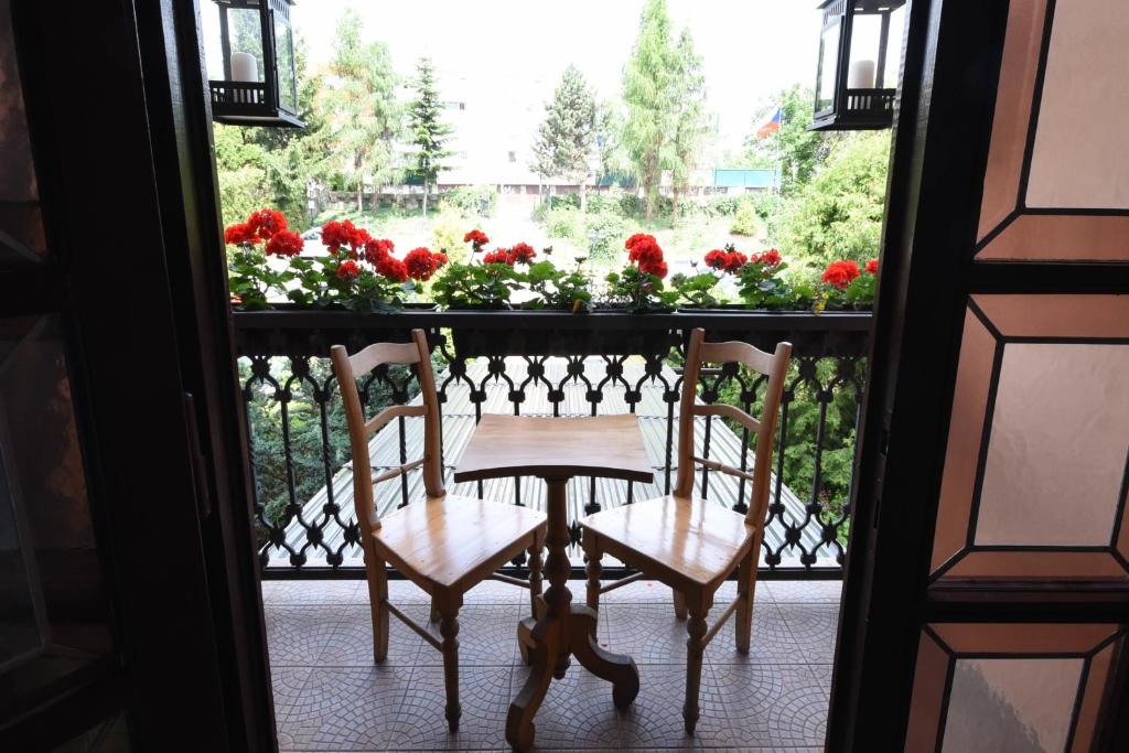 Balkón nebo terasa v ubytování HOTEL DIANA apartments