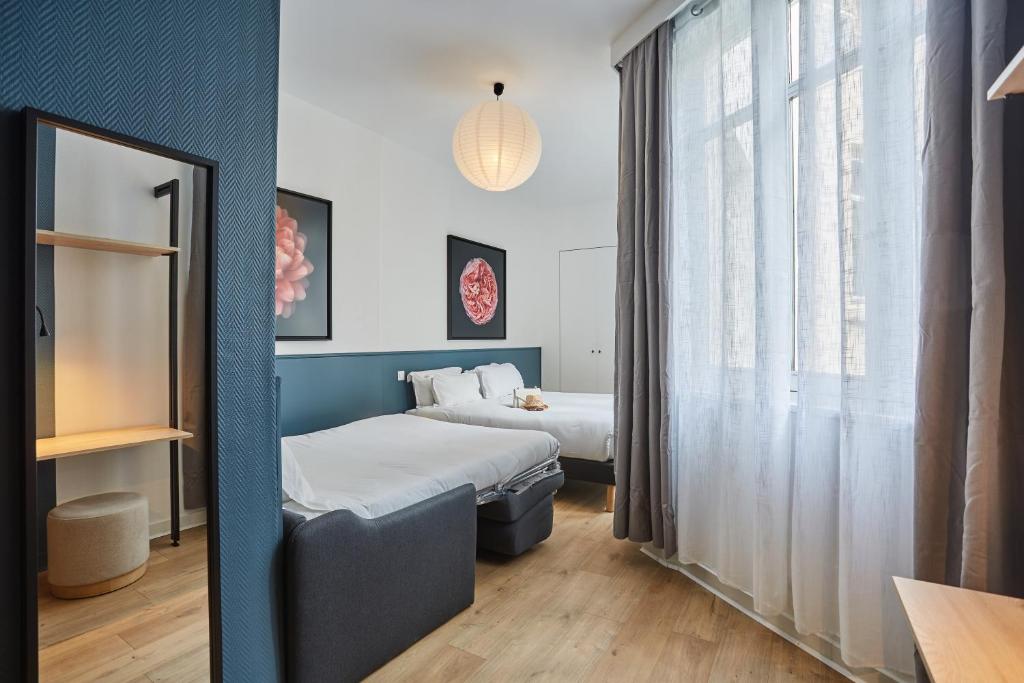 Hôtel Beauquartier Montmartre - Resim 19