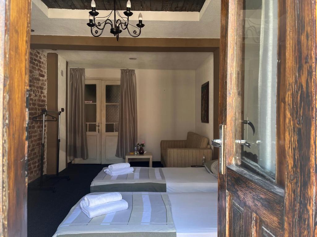Postel nebo postele na pokoji v ubytování Vel House