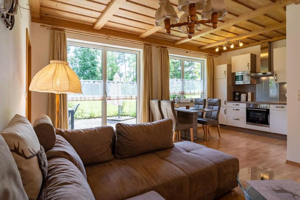 Kuchyň nebo kuchyňský kout v ubytování Landhaus Laih