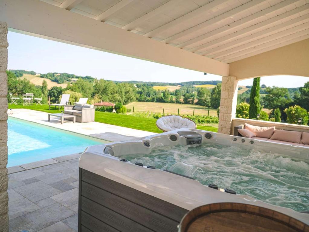 Villa Maurine - Piscine chauffée - Spa - Clim - Salle de Fitness - Huis Met Drie Slaapkamers