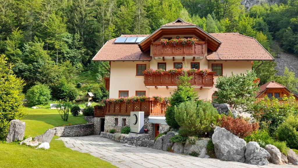 Zahrada ubytování Apartma in Bungalov Jezerci