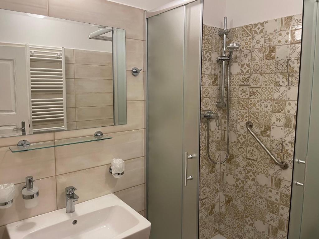 Koupelna v ubytování LD PALACE Spa & Kur