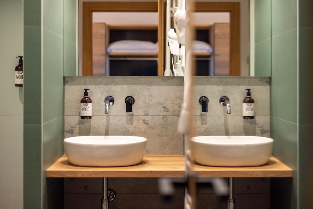 Koupelna v ubytování Hotel Alt Spaur