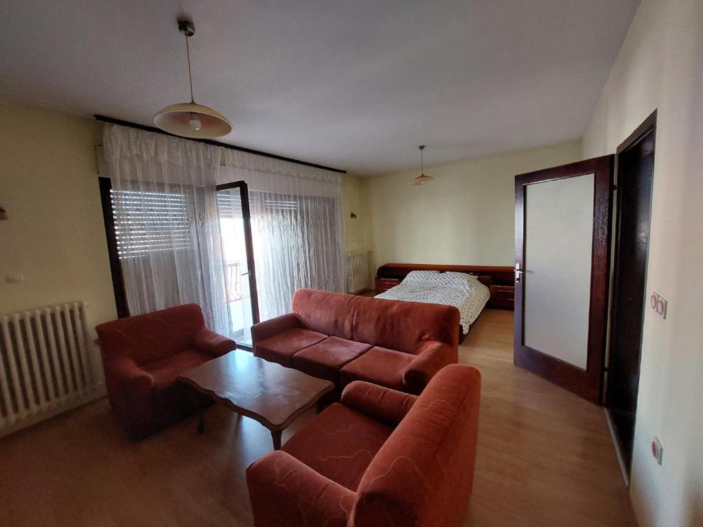 Posezení v ubytování City Park Rooms