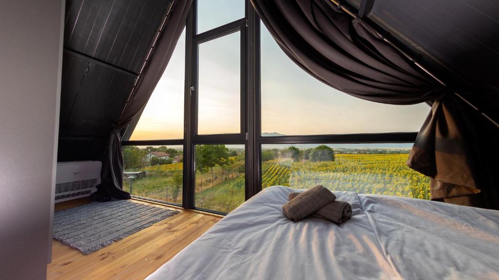 Postel nebo postele na pokoji v ubytování SM VIP HOUSES