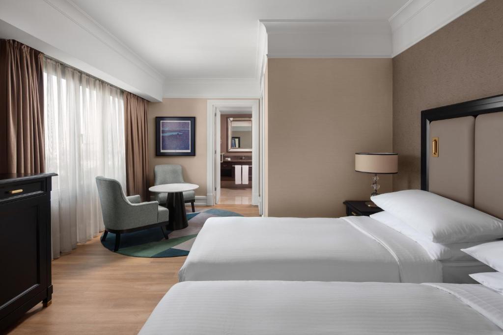 Postel nebo postele na pokoji v ubytování Istanbul Marriott Hotel Pendik