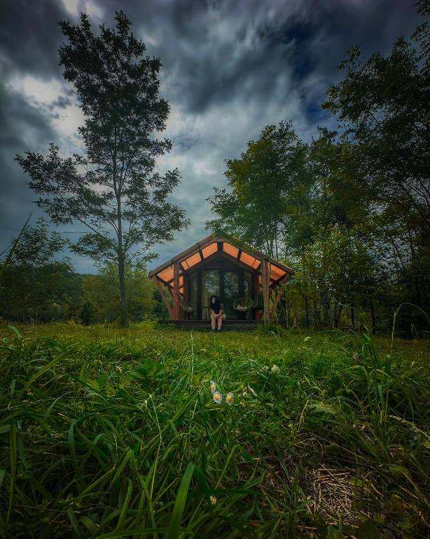 Příroda nedaleko luxury tent