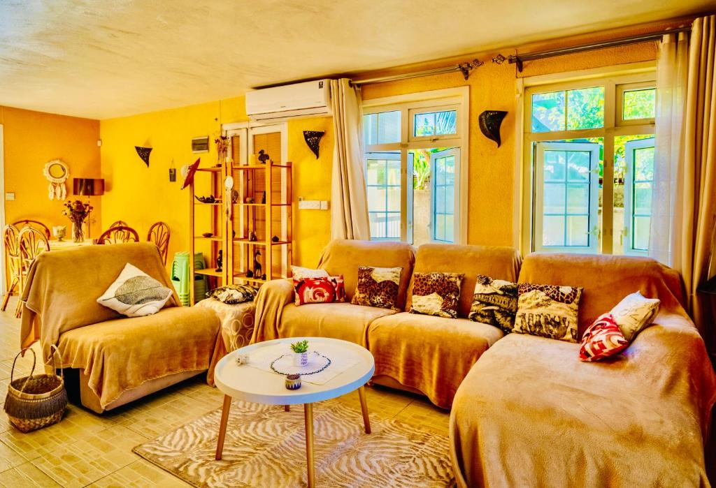 Posezení v ubytování Cozy Home