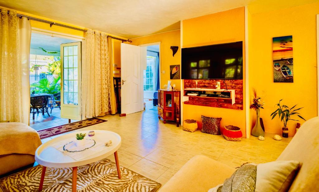 Posezení v ubytování Cozy Home