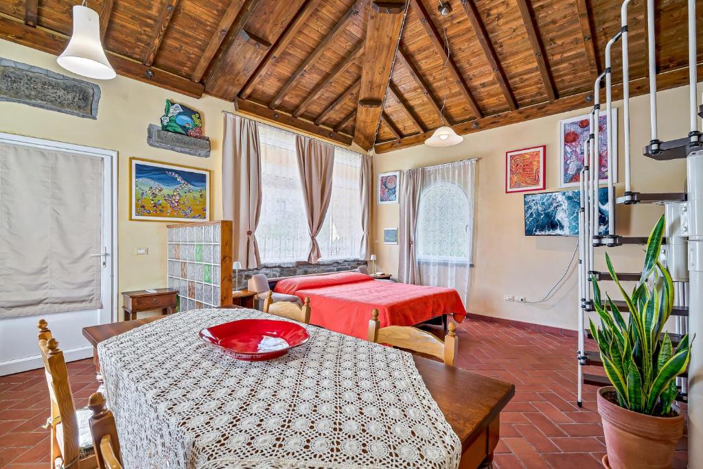 Postel nebo postele na pokoji v ubytování Casa vacanze Ester