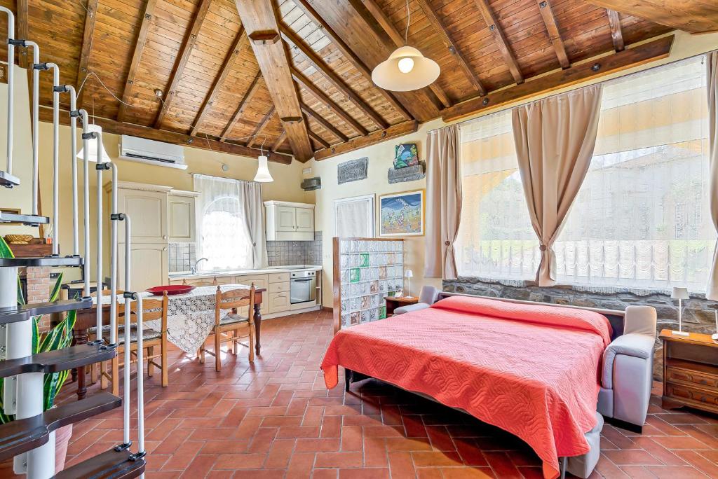 Postel nebo postele na pokoji v ubytování Casa vacanze Ester