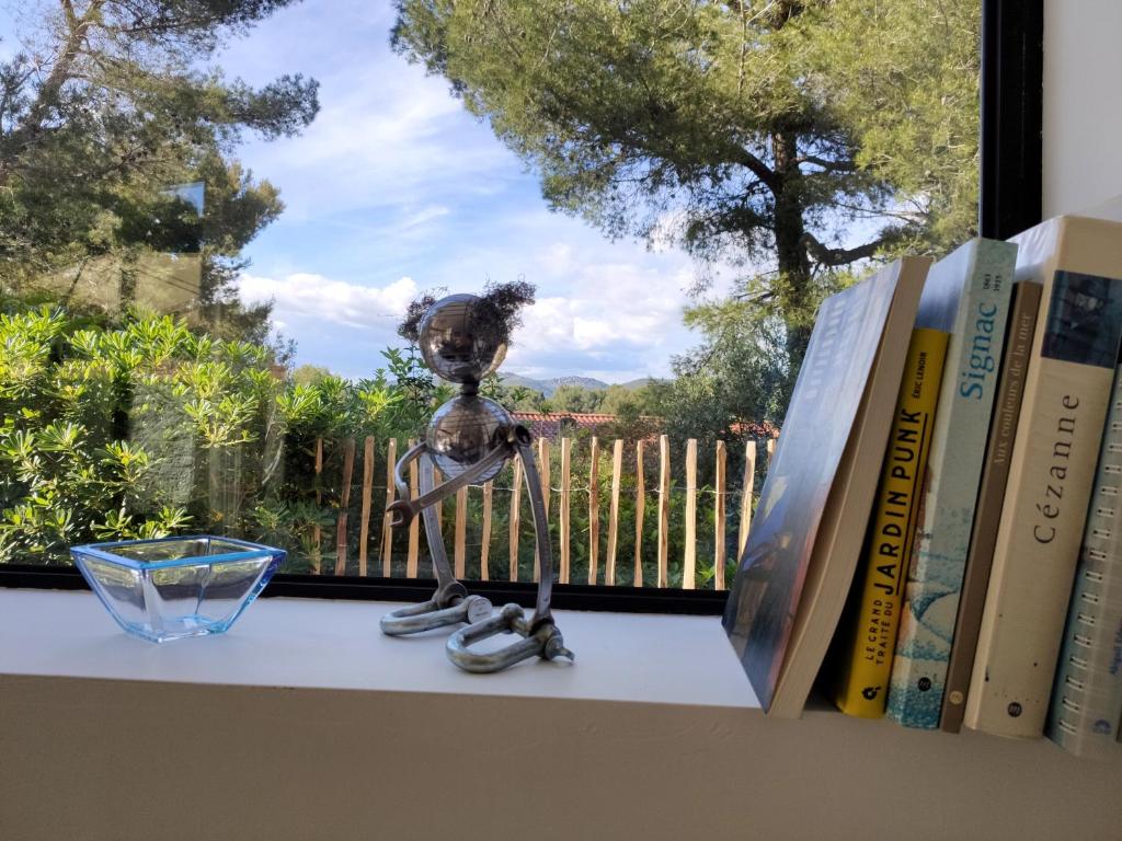 Balkón alebo terasa v ubytovaní D'art d'art à Sanary