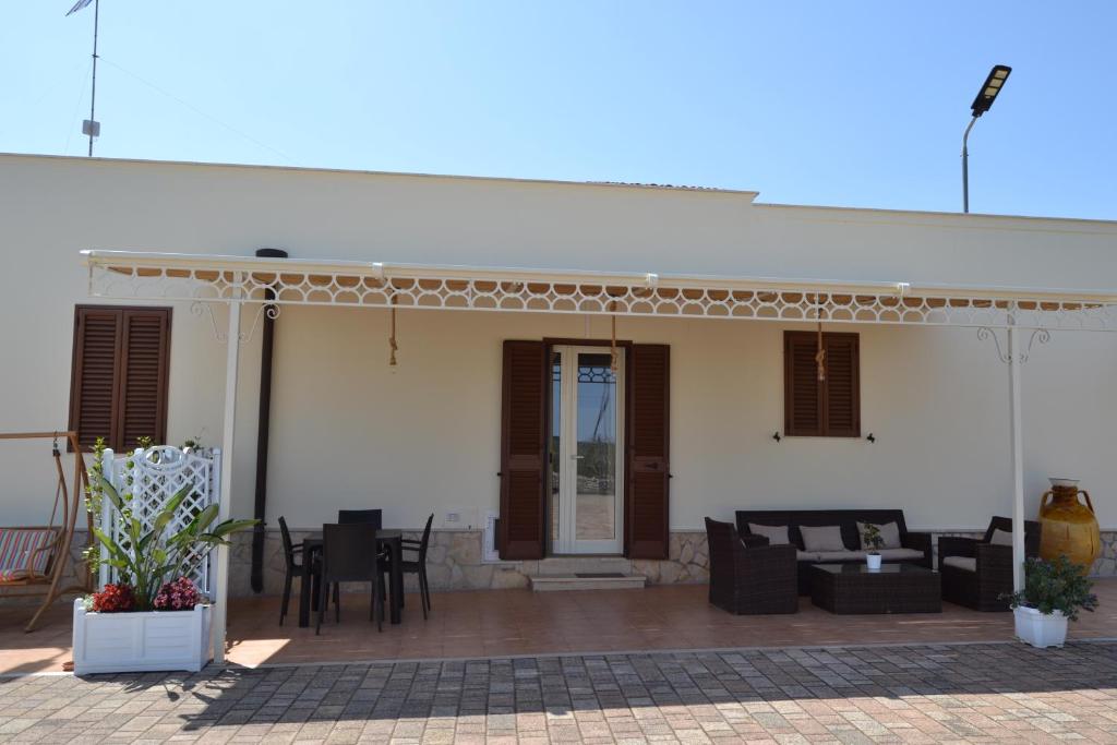 Patio alebo iná vonkajšia časť ubytovania La Casa di Giada