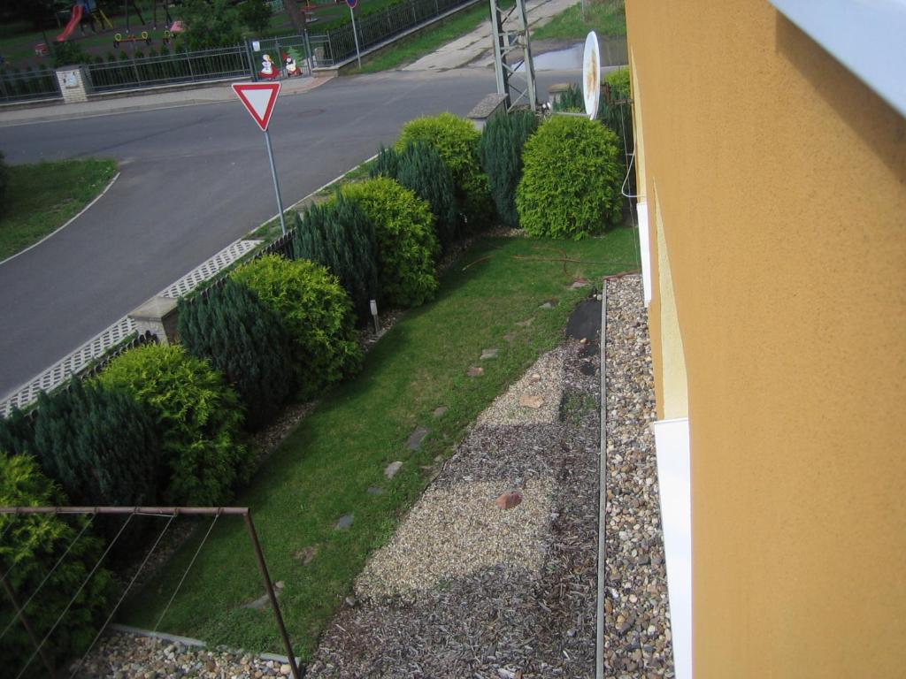 Zahrada ubytování Apartmány Polepy