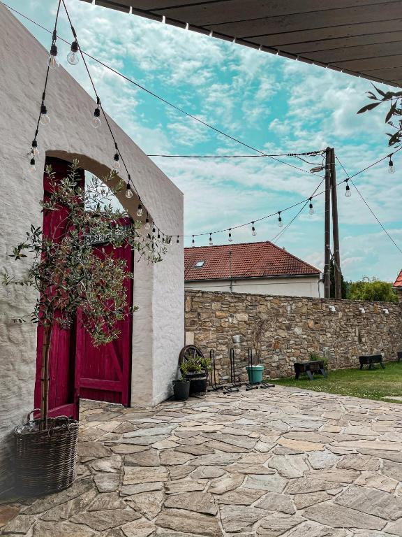 Zahrada ubytování Penzion U Kapličky