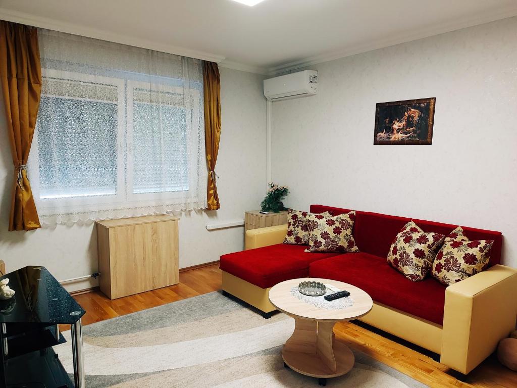 A seating area at Rovin