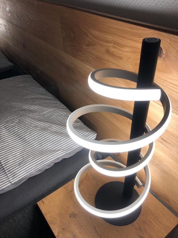 Postel nebo postele na pokoji v ubytování Gästehaus Jagsttal