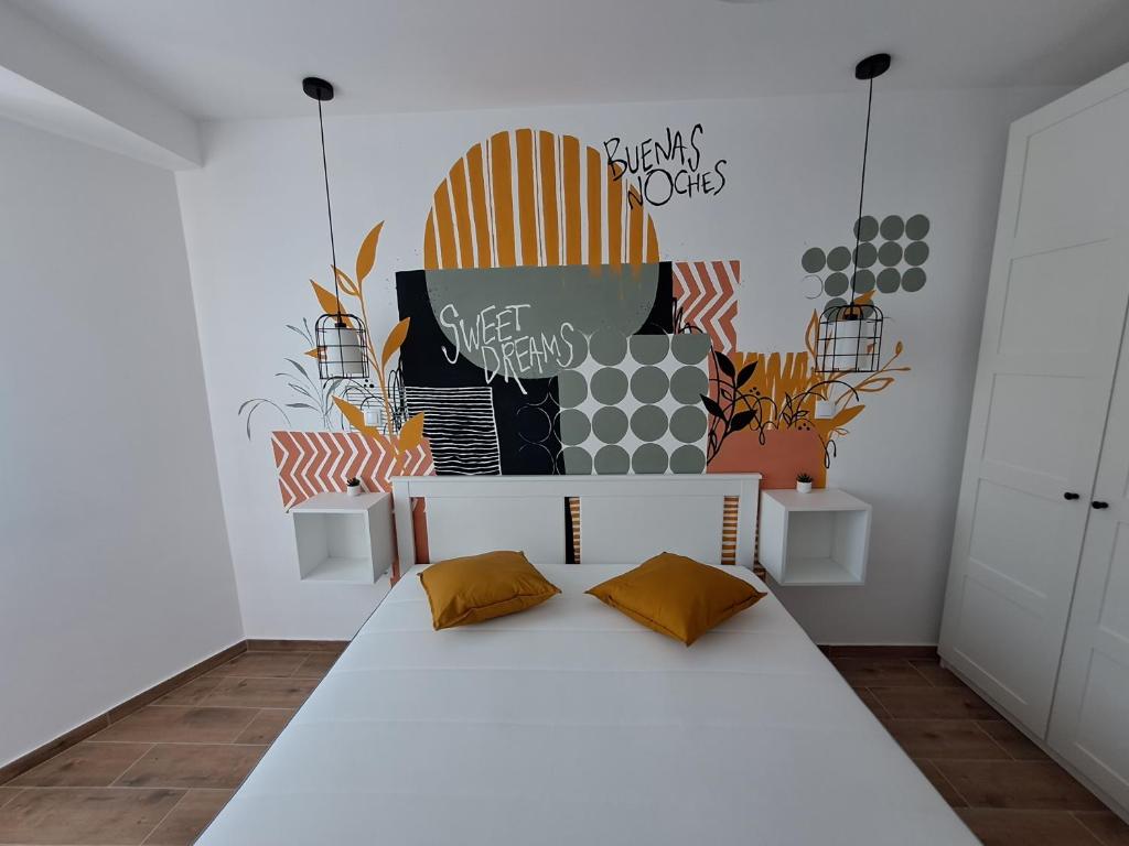 Postel nebo postele na pokoji v ubytování Apartman 64 Lux