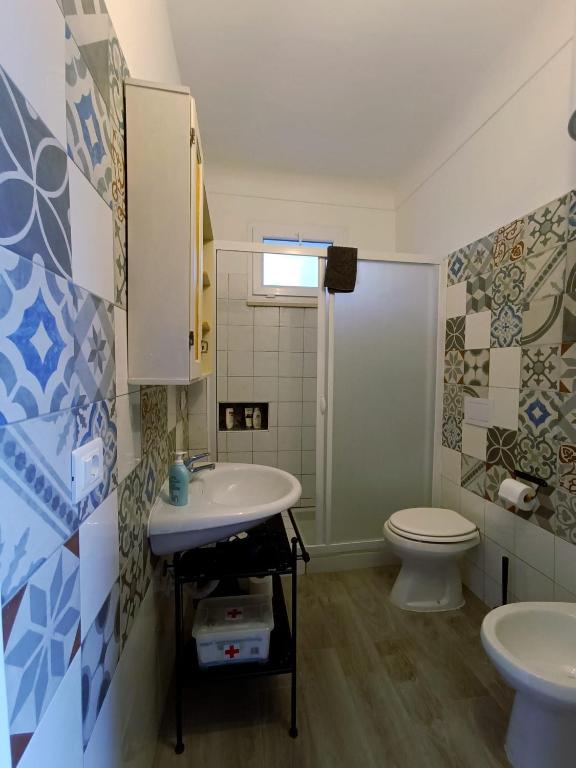 Koupelna v ubytování B&B La Ciammaruca