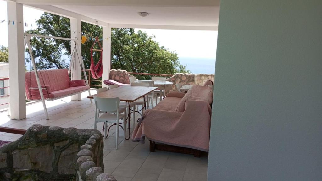 Posezení v ubytování Sea view house Zagradje