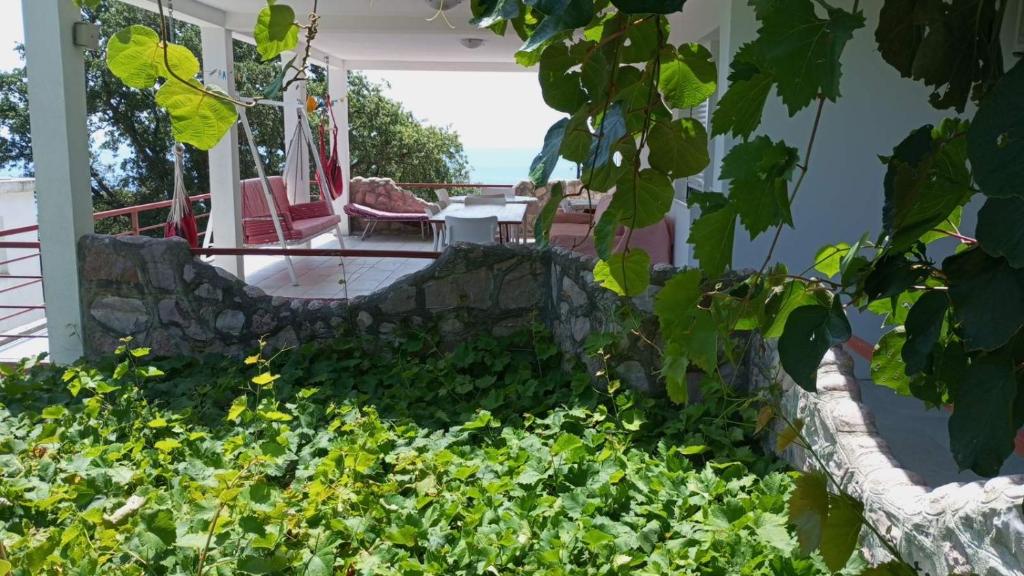 Zahrada ubytování Sea view house Zagradje