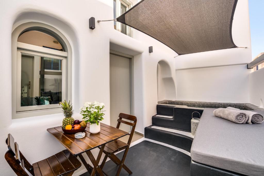 Posezení v ubytování Tiara Suites Santorini