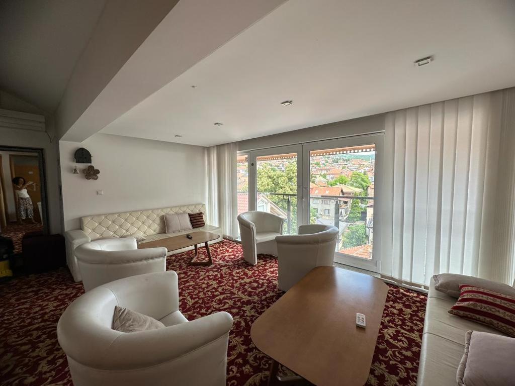 Posezení v ubytování Residence Mahala