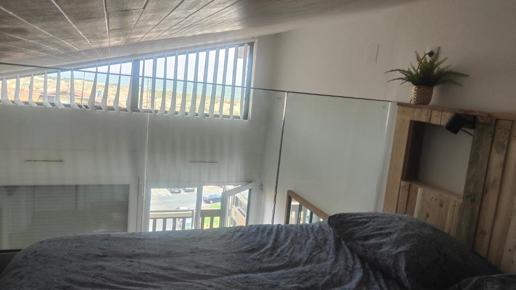 Posteľ alebo postele v izbe v ubytovaní Splendide appartement vue océan le Penon