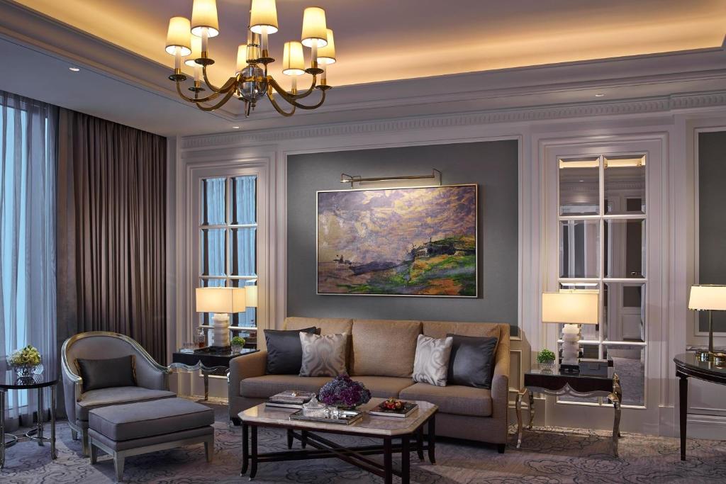 Posezení v ubytování The Ritz-Carlton, Macau