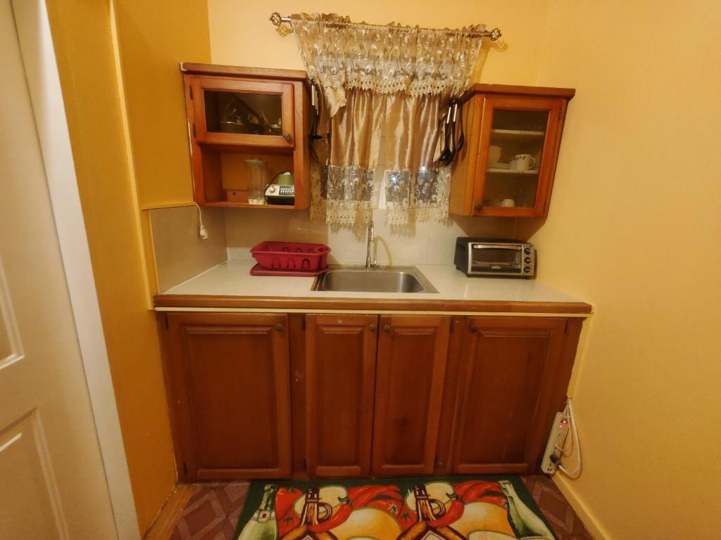 Kuchyň nebo kuchyňský kout v ubytování K&L Private Room Suites
