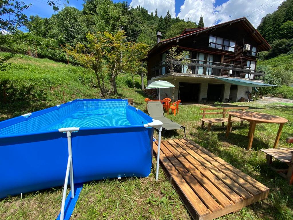 Zahrada ubytování kakayama hutte