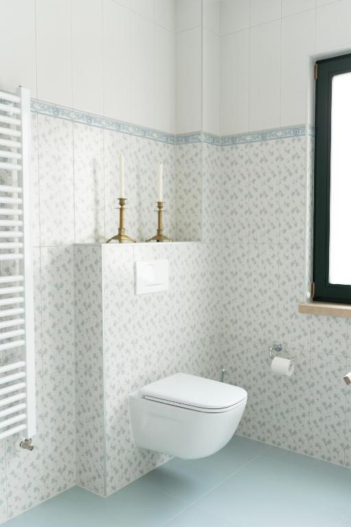 Koupelna v ubytování Nomad Rooms