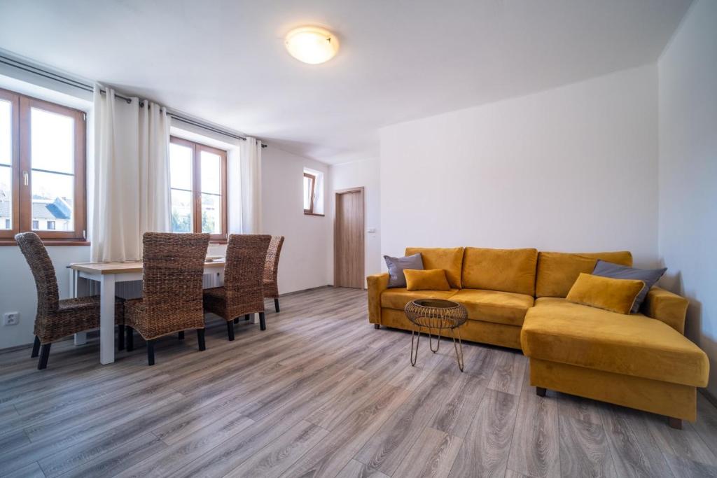 Posezení v ubytování Promenada Lipno Apartment 123