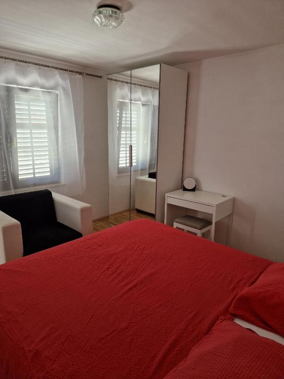 Postel nebo postele na pokoji v ubytování Vila Lidus